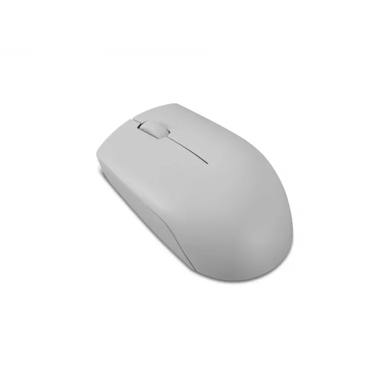 Bezprzewodowa mysz Lenovo Compact mysz Arctic Grey — symetryczna, RF Wireless, 1000 DPI, 3 przyciski, zasilana bateriami