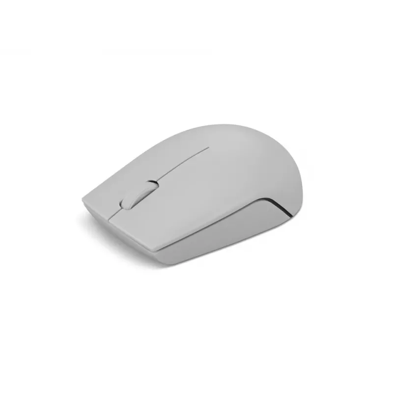 Bezprzewodowa mysz Lenovo Compact mysz Arctic Grey — symetryczna, RF Wireless, 1000 DPI, 3 przyciski, zasilana bateriami