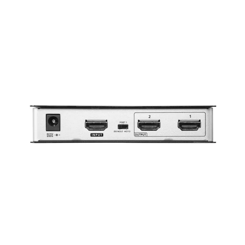 Rozdzielacz HDMI True 4K 2-portowy ATEN, 60 Hz (4:4:4), HDMI, 2x HDMI, 4096 x 2160 pikseli, czarny, metal, 4K Ultra HD