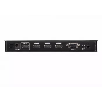 Przełącznik HDMI ATEN 4-portowy True 4K, HDMI, Metal, Czarny, 60 Hz, 3 m, 18 Gbit/s