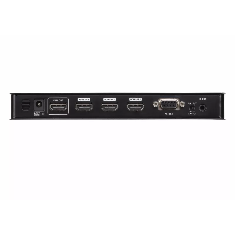 Przełącznik HDMI ATEN 4-portowy True 4K, HDMI, Metal, Czarny, 60 Hz, 3 m, 18 Gbit/s