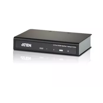ATEN 2-Portowy rozdzielacz HDMI Audio/Video 4Kx2K, HDMI, 2x HDMI, 4096 x 2160 pikseli, czarny, metalowy, 4K Ultra HD