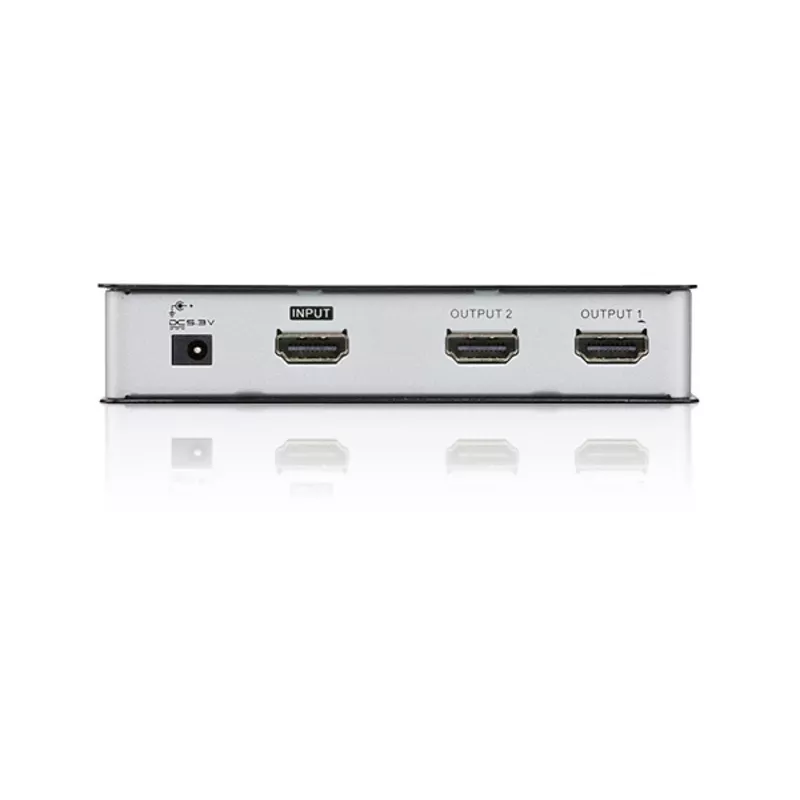 ATEN 2-Portowy rozdzielacz HDMI Audio/Video 4Kx2K, HDMI, 2x HDMI, 4096 x 2160 pikseli, czarny, metalowy, 4K Ultra HD