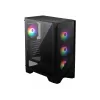 Obudowa PC MSI MAG FORGE 120A AIRFLOW Midi Tower — Czarna, hartowane szkło, mesh, 3×120mm wentylatory z przodu, 2×120mm wentylatory z góry, wsparcie ATX