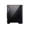 Obudowa PC MSI MAG FORGE 120A AIRFLOW Midi Tower — Czarna, hartowane szkło, mesh, 3×120mm wentylatory z przodu, 2×120mm wentylatory z góry, wsparcie ATX