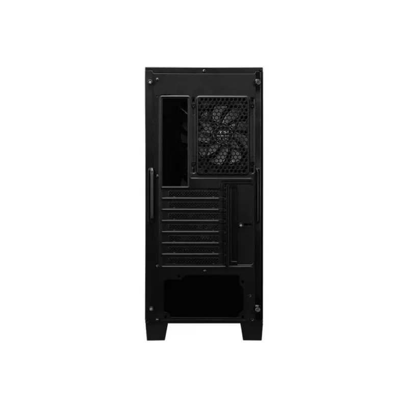 Obudowa PC MSI MAG FORGE 120A AIRFLOW Midi Tower — Czarna, hartowane szkło, mesh, 3×120mm wentylatory z przodu, 2×120mm wentylatory z góry, wsparcie ATX