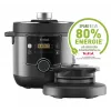 Wielofunkcyjny garnek do gotowania na parze Tefal Turbo Cuisine & Fry CY7788 — 7,6 l, 1200 W, 15 programów, czarny