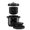 Wielofunkcyjny garnek do gotowania na parze Tefal Turbo Cuisine & Fry CY7788 — 7,6 l, 1200 W, 15 programów, czarny