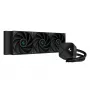 Zestaw chłodzenia cieczą All-in-one DeepCool LS720S Zero Dark — 3×120 mm wentylatory, 120 mm radiator, 41 cm węże, pompa 6 W, wsparcie LGA1151/AM4/AM5, czarny