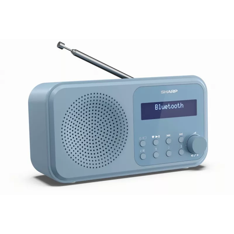 Sharp DR-P420(BL) Tokyo Przenośne radio cyfrowe, przenośne, cyfrowe, DAB, DAB+, FM, automatyczne skanowanie, automatyczne strojenie, 2 W, AAC