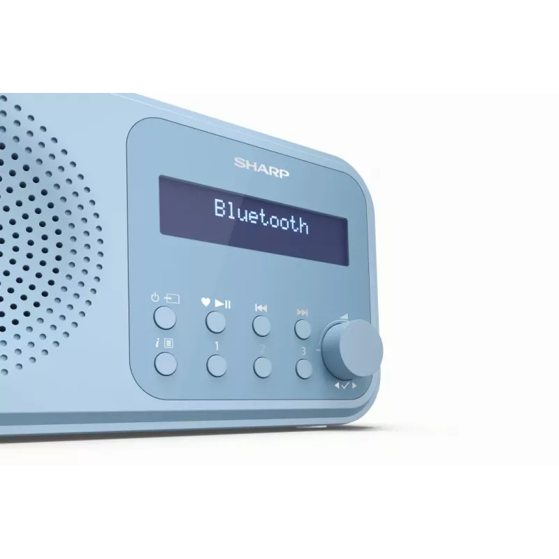 Sharp DR-P420(BL) Tokyo Przenośne radio cyfrowe, przenośne, cyfrowe, DAB, DAB+, FM, automatyczne skanowanie, automatyczne strojenie, 2 W, AAC