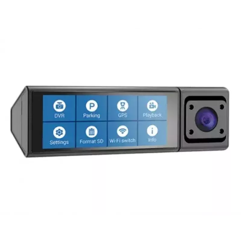Kamera samochodowa Dashcam Navitel RC3 PRO — Full HD 1920x1080, kąt 106°, dwukamerowa, wyświetlacz IPS 3,16 cala, MicroSD do 128 GB, zasilanie USB