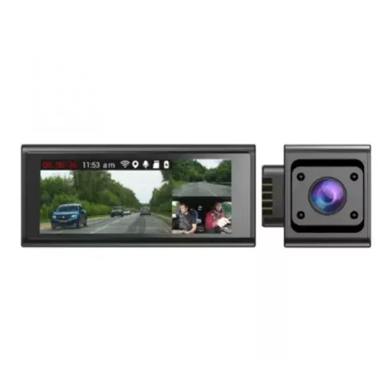 Kamera samochodowa Dashcam Navitel RC3 PRO — Full HD 1920x1080, kąt 106°, dwukamerowa, wyświetlacz IPS 3,16 cala, MicroSD do 128 GB, zasilanie USB