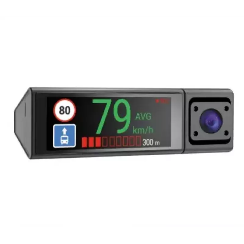 Kamera samochodowa Dashcam Navitel RC3 PRO — Full HD 1920x1080, kąt 106°, dwukamerowa, wyświetlacz IPS 3,16 cala, MicroSD do 128 GB, zasilanie USB