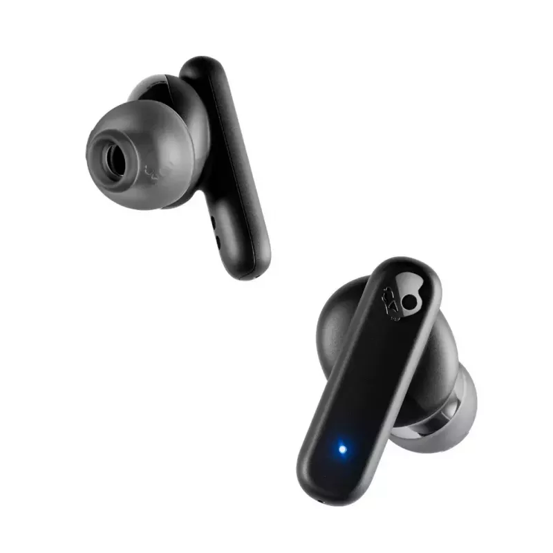 Słuchawki douszne True Wireless Skullcandy Smokin’ Buds, TWS, dokanałowe, 20–20000 Hz, 40.6 g, czarne