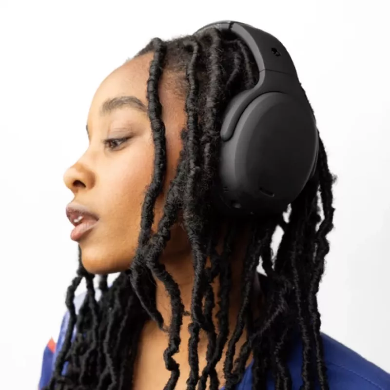 Słuchawki SKULLCANDY Crusher ANC 2 - Stereofoniczne - Bezprzewodowe - Czarny