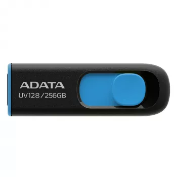 Pamięć USB ADATA UV128 256 GB USB Type-A 3.2 Gen 1 (3.1 Gen 1) Czarny, Niebieski