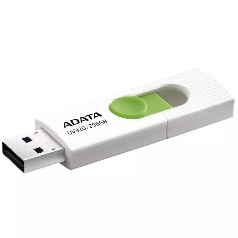 Pamięć USB ADATA UV320 256 GB USB Type-A 3.2 Gen 1 (3.1 Gen 1) Zielona, Biała