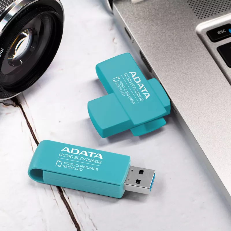 Pamięć USB ADATA UC310 ECO 256 GB USB Typ-A 3.2 Gen 1 (3.1 Gen 1) Zielona