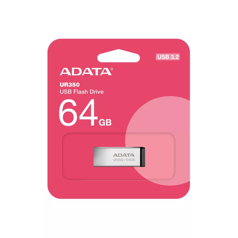 Pendrive ADATA UR350 64 GB USB Type-A 3.2 Gen 1 (3.1 Gen 1) Czarny