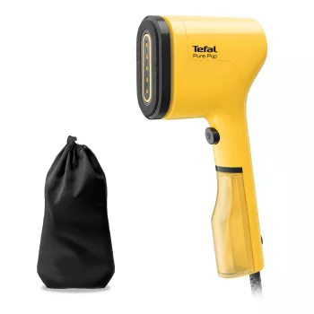 Ręczny parowiec do ubrań Tefal DT2026 — zbiornik na wodę 0,07 L, 1300 W, żółty