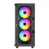 Obudowa PC DeepCool CC560 ARGB V2 Midi Tower Czarna — ATX/Micro‑ATX/Mini‑ITX, hartowane szkło, aRGB, obsługuje GPU do 370 mm