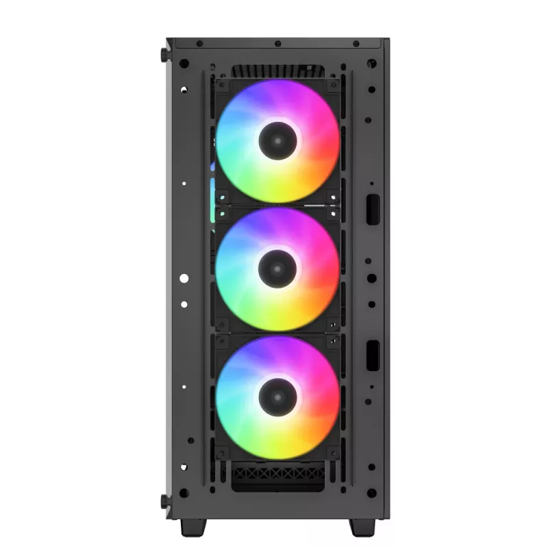 Obudowa PC DeepCool CC560 ARGB V2 Midi Tower Czarna — ATX/Micro‑ATX/Mini‑ITX, hartowane szkło, aRGB, obsługuje GPU do 370 mm