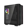 Obudowa PC DeepCool CC560 ARGB V2 Midi Tower Czarna — ATX/Micro‑ATX/Mini‑ITX, hartowane szkło, aRGB, obsługuje GPU do 370 mm