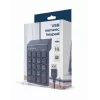 Klawiatura numeryczna GEMBIRD KPD-U-03 USB 18 klawiszy, przełącznik nożycowy, kabel 1,45 m, czarna