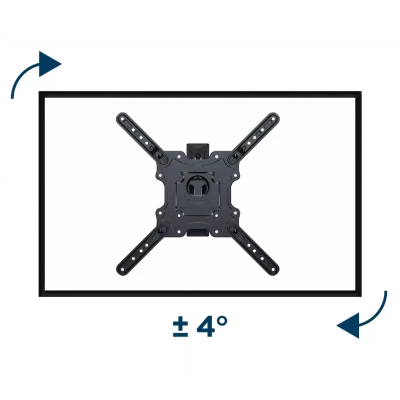 GEMBIRD Premium pełnozakresowy uchwyt ścienny do TV, 32 inch-55 inch, 32 kg