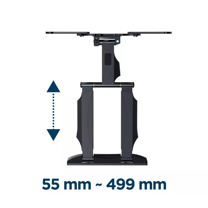 GEMBIRD Premium pełnozakresowy uchwyt ścienny do TV, 32 inch-55 inch, 32 kg