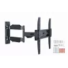 Uchwyt do telewizora Gembird WM-55ST-02 do ekranów 32–55 cali, VESA 100x100–400x400, kąt nachylenia -5°–8°, odległość od ściany 6,5–61 cm, 30 kg, czarny
