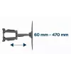 Uchwyt telewizyjny Gembird WM-58ST-01 Stal 58 cali udźwig 36,4 kg