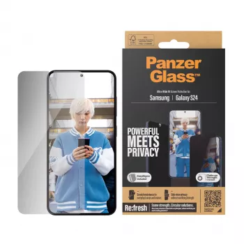 PanzerGlass ® Osłona ekranu prywatności Samsung Galaxy S24 | Ultra-Wide Fit z EasyAligner
