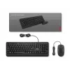Lenovo 160 klawiatura Mysz w zestawie Dom/Biuro USB US English Czarny