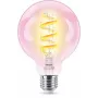 Philips Filament Clear 40 W G95 E27, Żarówka Smart, Wi-Fi/Bluetooth, Przezroczysta, Wi-Fi 4 (802.11n), 802.11b, 802.11g, LED, E27