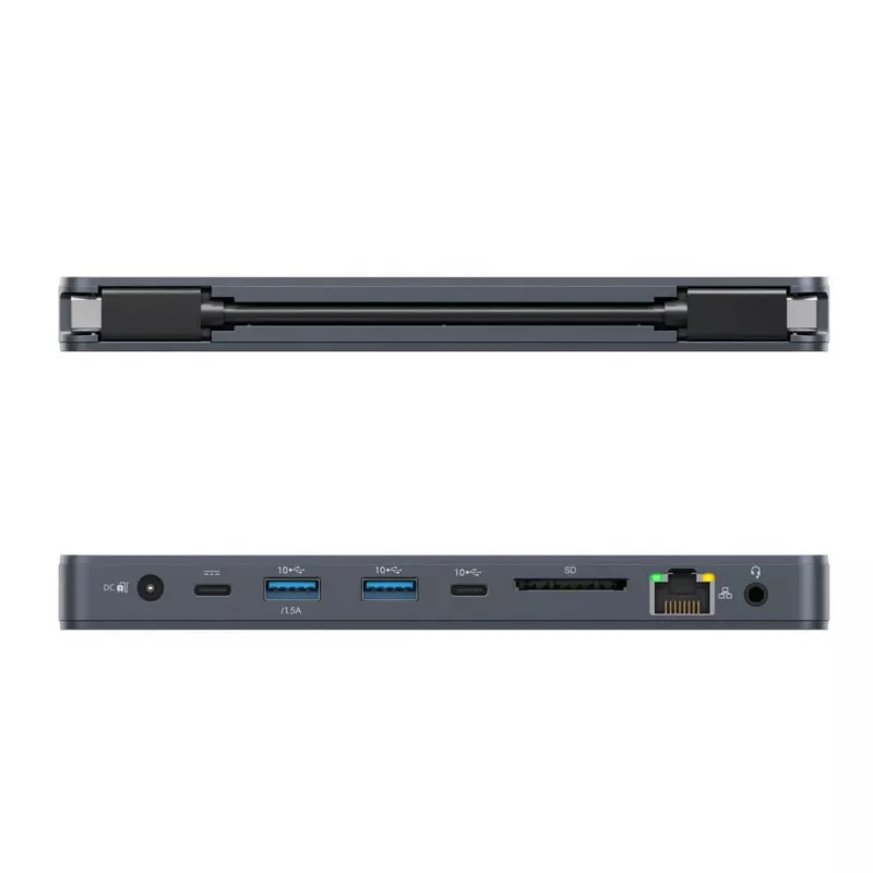 Targus HyperDrive Next Przewodowa stacja dokująca USB 3.2 Gen 2 (3.1 Gen 2) Type-C Niebieski