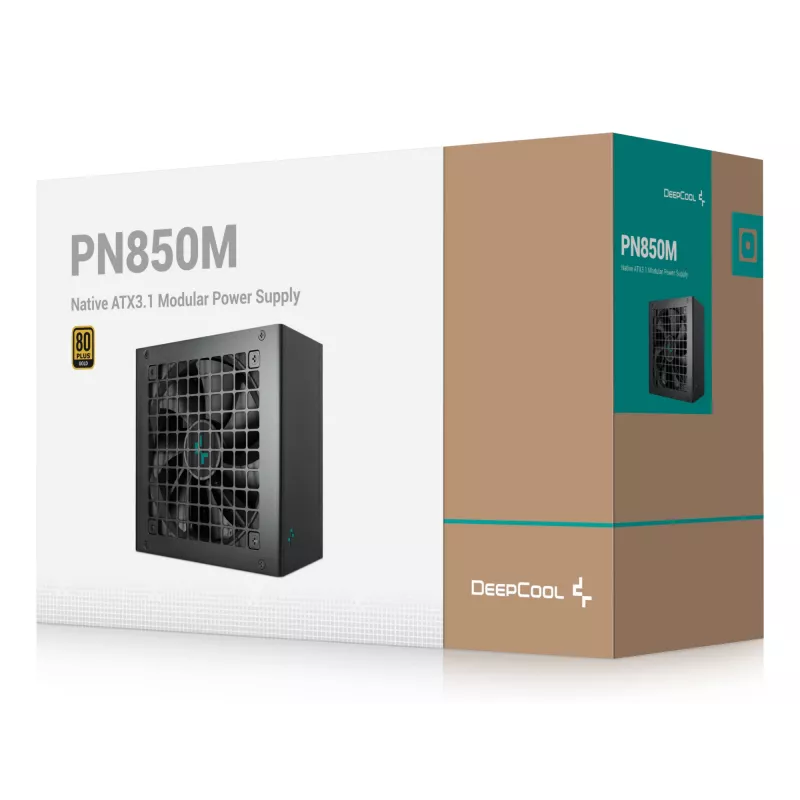 Zasilacz Gamer Storm PN850M 850 W 20+4 pin ATX ATX Czarny