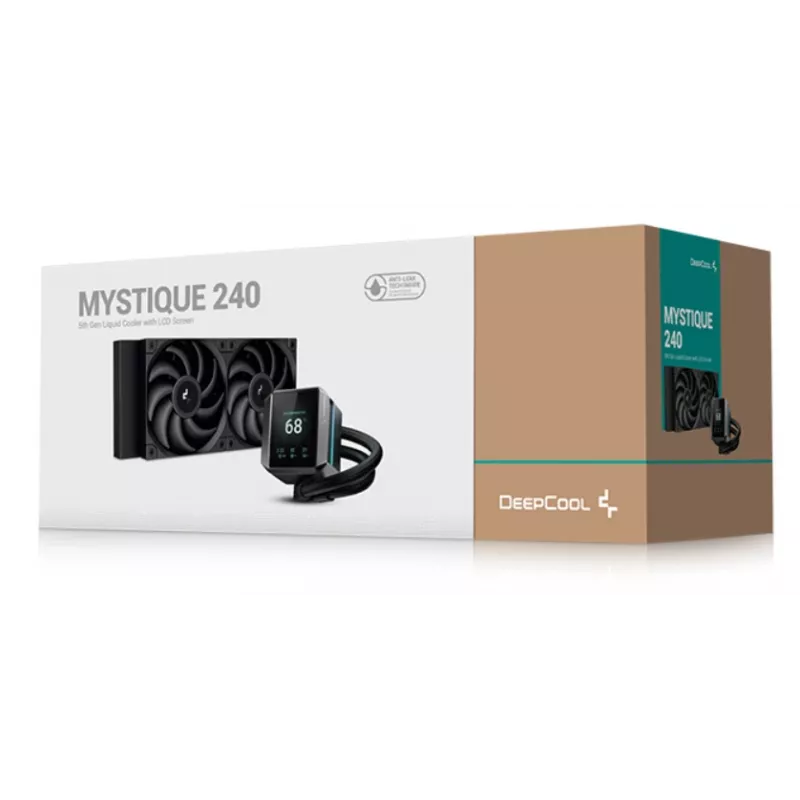 DEEPCOOL Mystique 240 Chłodzenie cieczą All-in-one do procesora 12 cm - czarny