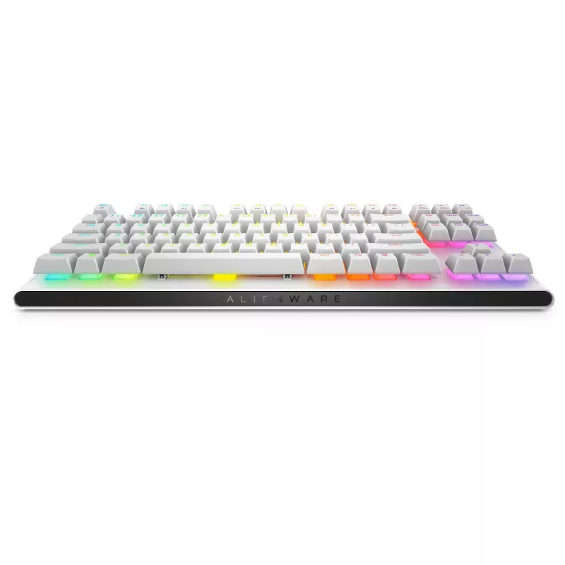 Klawiatura gamingowa Alienware AW420K USB QWERTY US International Biała
