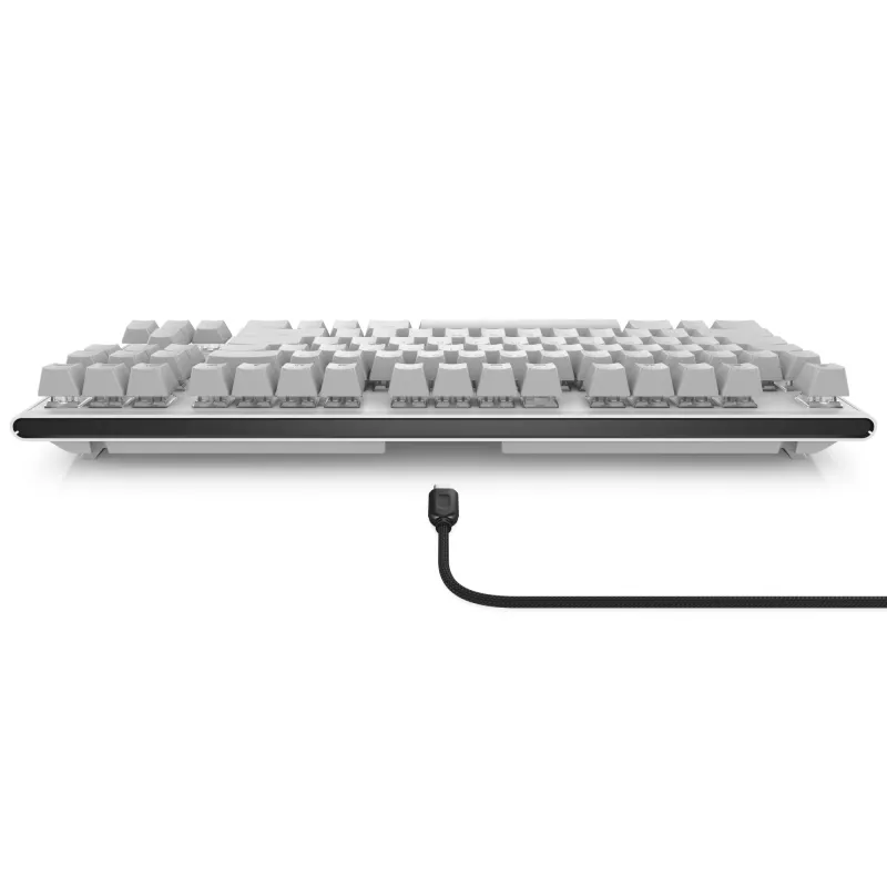 Klawiatura gamingowa Alienware AW420K USB QWERTY US International Biała