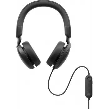DELL Pro Plus Wired ANC Headset - WH5024, przewodowy, rozmowy/muzyka, 20 - 20000 Hz, 189 g, słuchawki, czarny