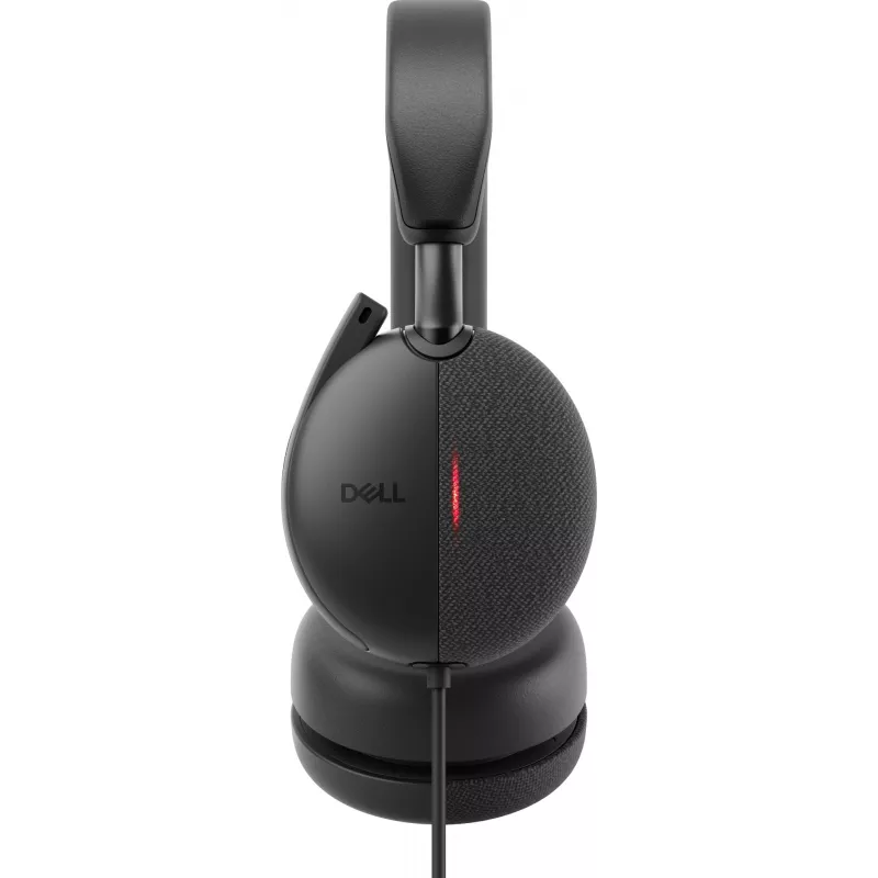 DELL Pro Plus Wired ANC Headset - WH5024, przewodowy, rozmowy/muzyka, 20 - 20000 Hz, 189 g, słuchawki, czarny