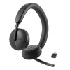Zestaw słuchawkowy DELL Pro Wireless - WL3024, przewodowy i bezprzewodowy, rozmowy/muzyka, 20 - 20000 Hz, 182 g, słuchawki, czarny