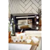 Elektryczny piekarnik stołowy Adler AD 6024 — kompaktowa pojemność 22 l, 1300 W, czarny