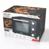 Elektryczny piekarnik stołowy Adler AD 6024 — kompaktowa pojemność 22 l, 1300 W, czarny