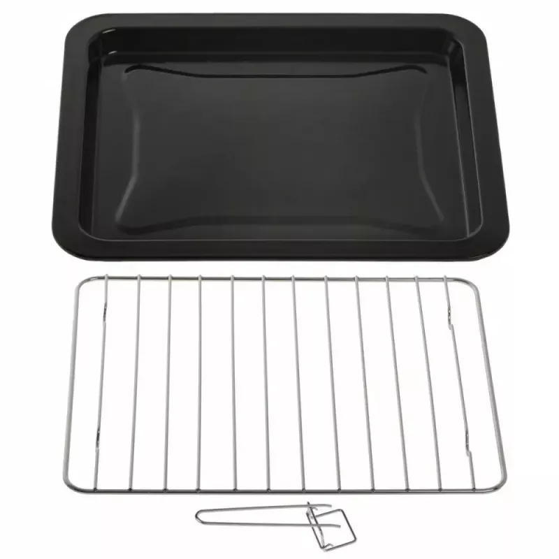 Elektryczny piekarnik stołowy Adler AD 6024 — kompaktowa pojemność 22 l, 1300 W, czarny