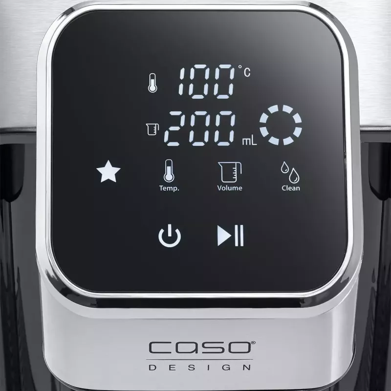Dyspenser gorącej wody Caso 2,7 l 2600 W czarny/stal nierdzewna