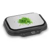 Waga kuchenna Caso KitchenDuo 03291 — cyfrowa waga kuchenna, stal nierdzewna i czarna, wyświetlacz LED, pojemność 5 kg, funkcja tarowania