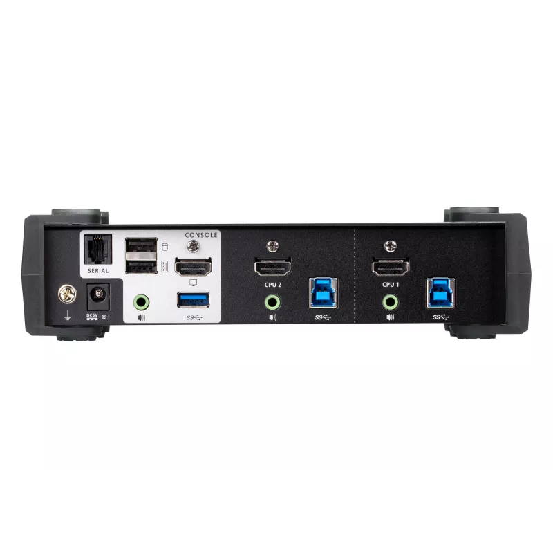 Przełącznik ATEN 2-Port USB 3.0 4K HDMI KVMP™ z trybem miksera audio